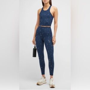 Women's Blue Patterned Top